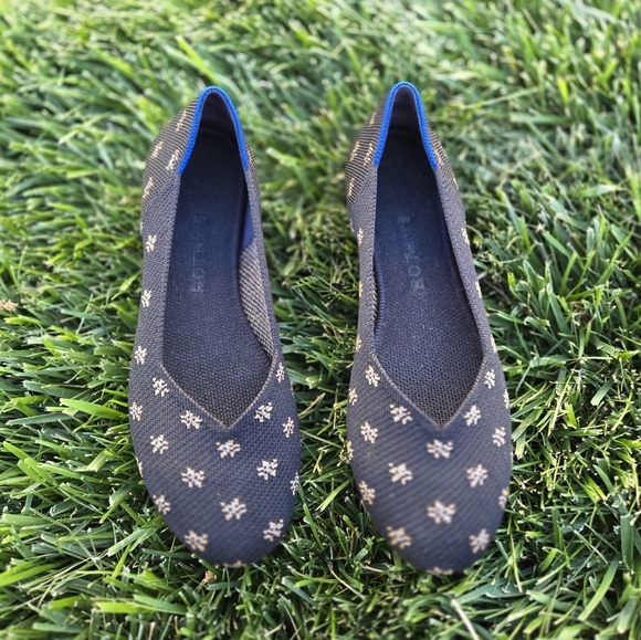 Rothy’s The Point Daisy Sparkle Sz 7 Comfortable - Picture 4 of 10